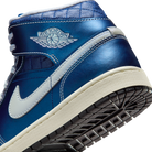 Jordan 1 Mid SE Metallic Blue Quilted (Women's)