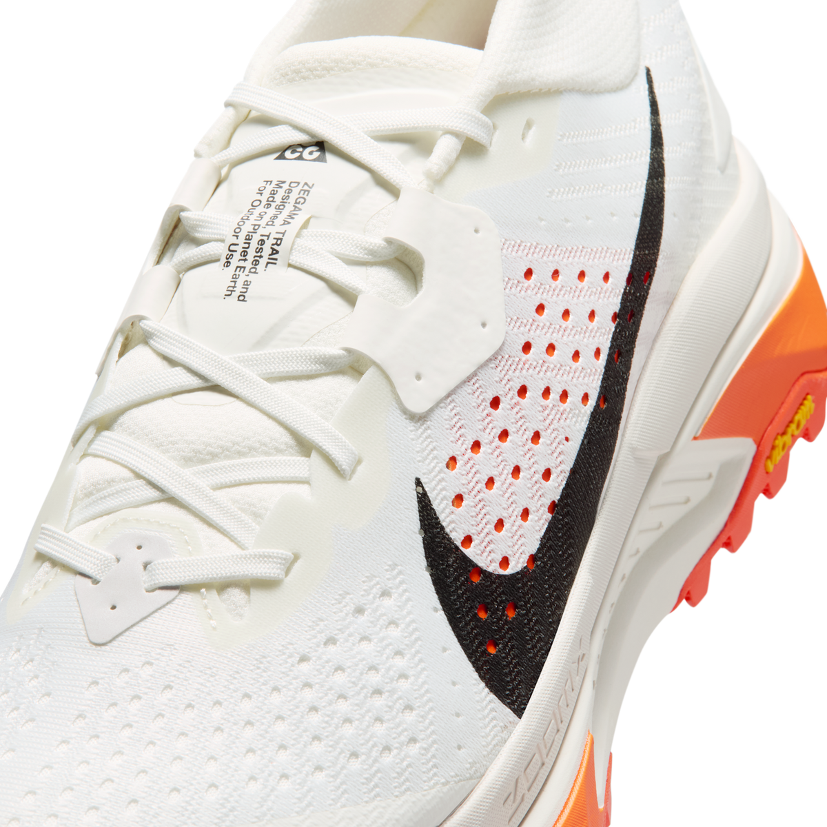 Nike ZoomX ACG Zegama Summit White Safety Orange Black