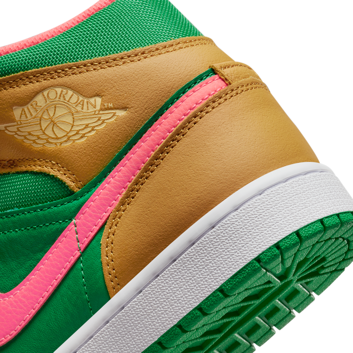 Jordan 1 Mid SE Wheat Watermelon