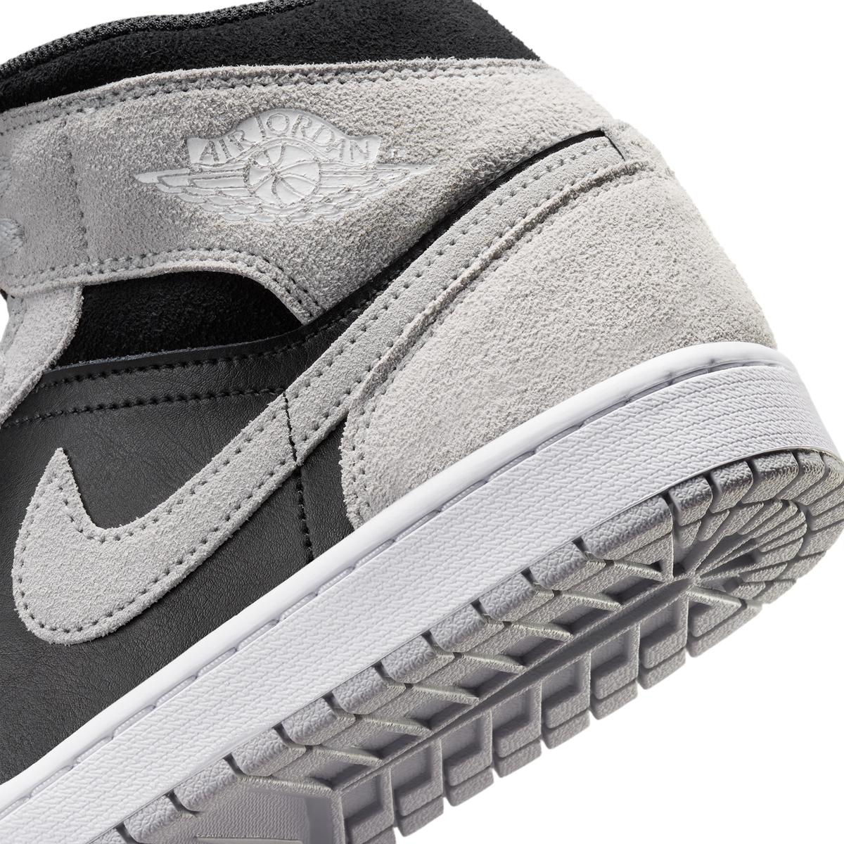Jordan 1 Mid Light Smoke Grey Black