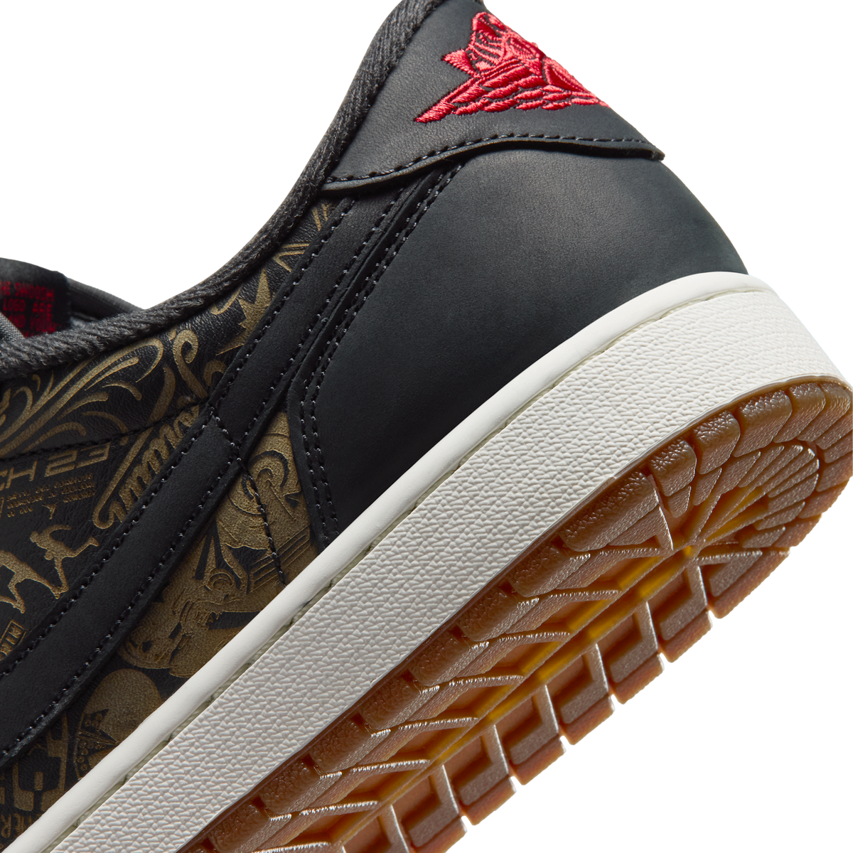Jordan 1 Retro Low OG Laser Black University Red