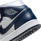 Jordan 1 Mid Football Grey White Midnight Navy (Women's)