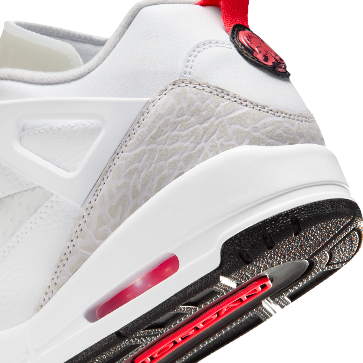 Jordan Spizike Low White Bright Crimson