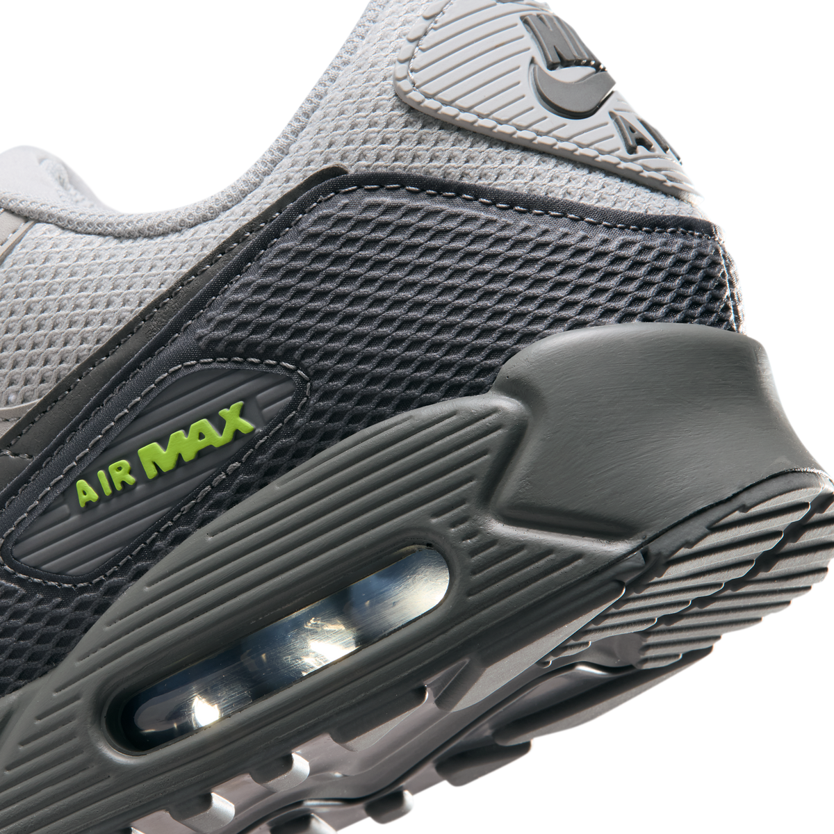 Nike Air Max 90 Premium Light Smoke Grey Volt