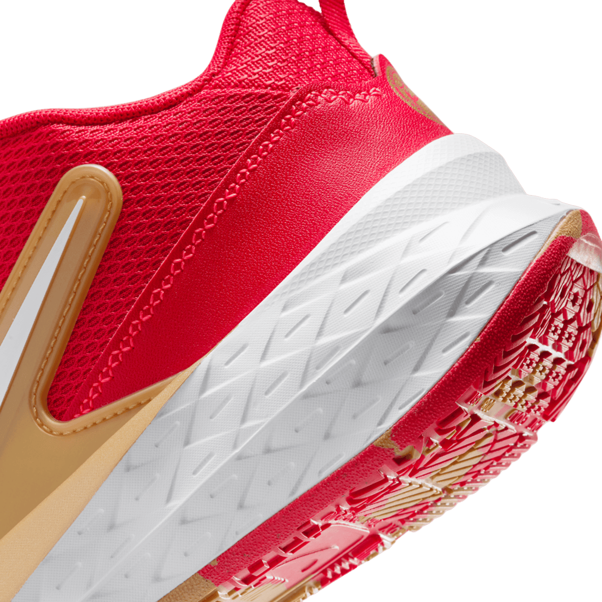 Nike Team Hustle D 12 University Red Gold White (GS)