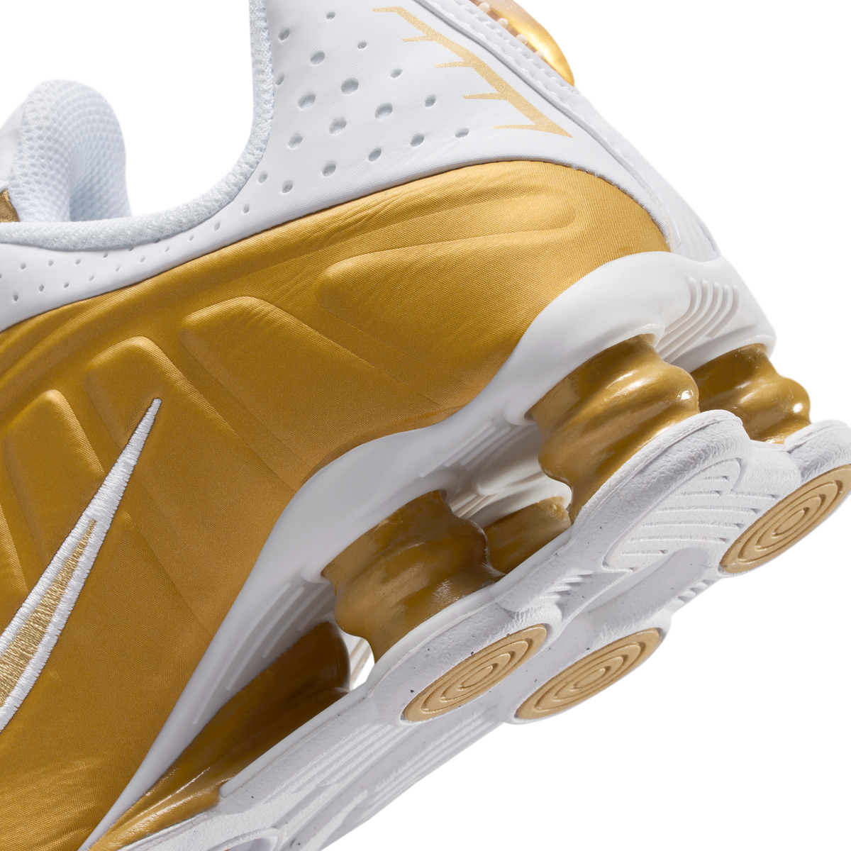 Nike Shox R4 Metallic Gold White (GS)
