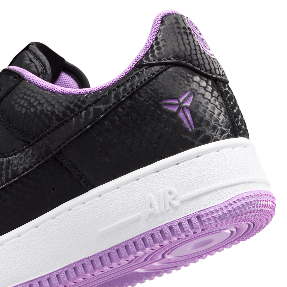 Nike Air Force 1 Low Kobe Bryant Forever Black Purple Stardust