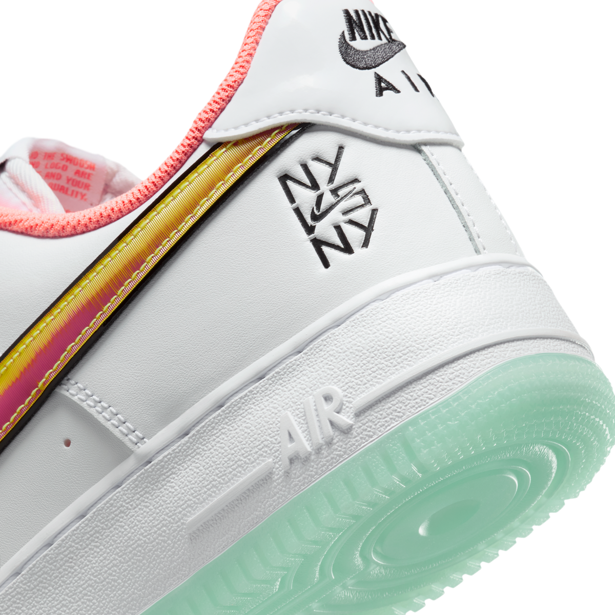 Nike Air Force 1 Low NY vs. NY White Crimson Pulse