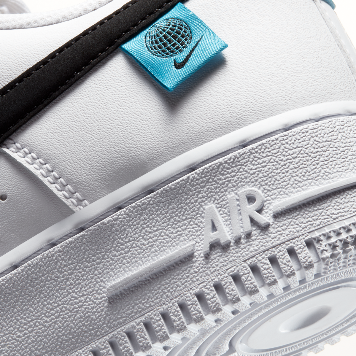 Nike Air Force 1 Low Worldwide White Blue Fury Black