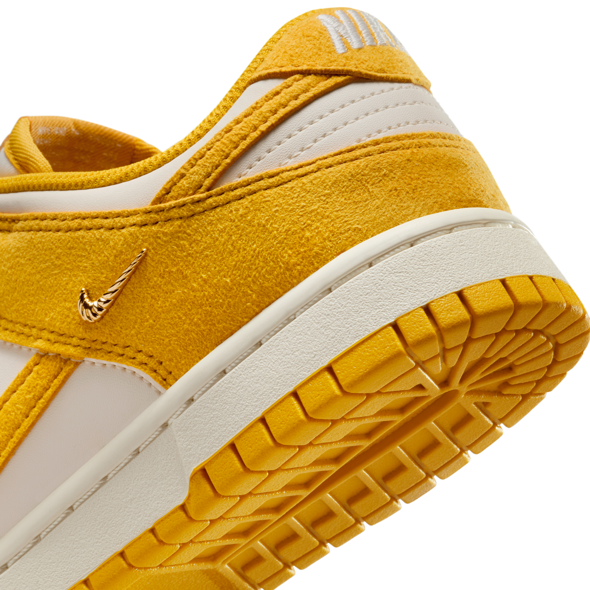 Nike Dunk Low Dark Sulfur Gold Mini Swoosh (Women's) | IB4417-101