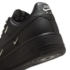 Nike Air Force 1 Low '07 LX Black Silver Mini Swoosh (Women's)