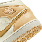 Jordan 1 Mid SE Pale Vanilla Metallic Gold (Women's)