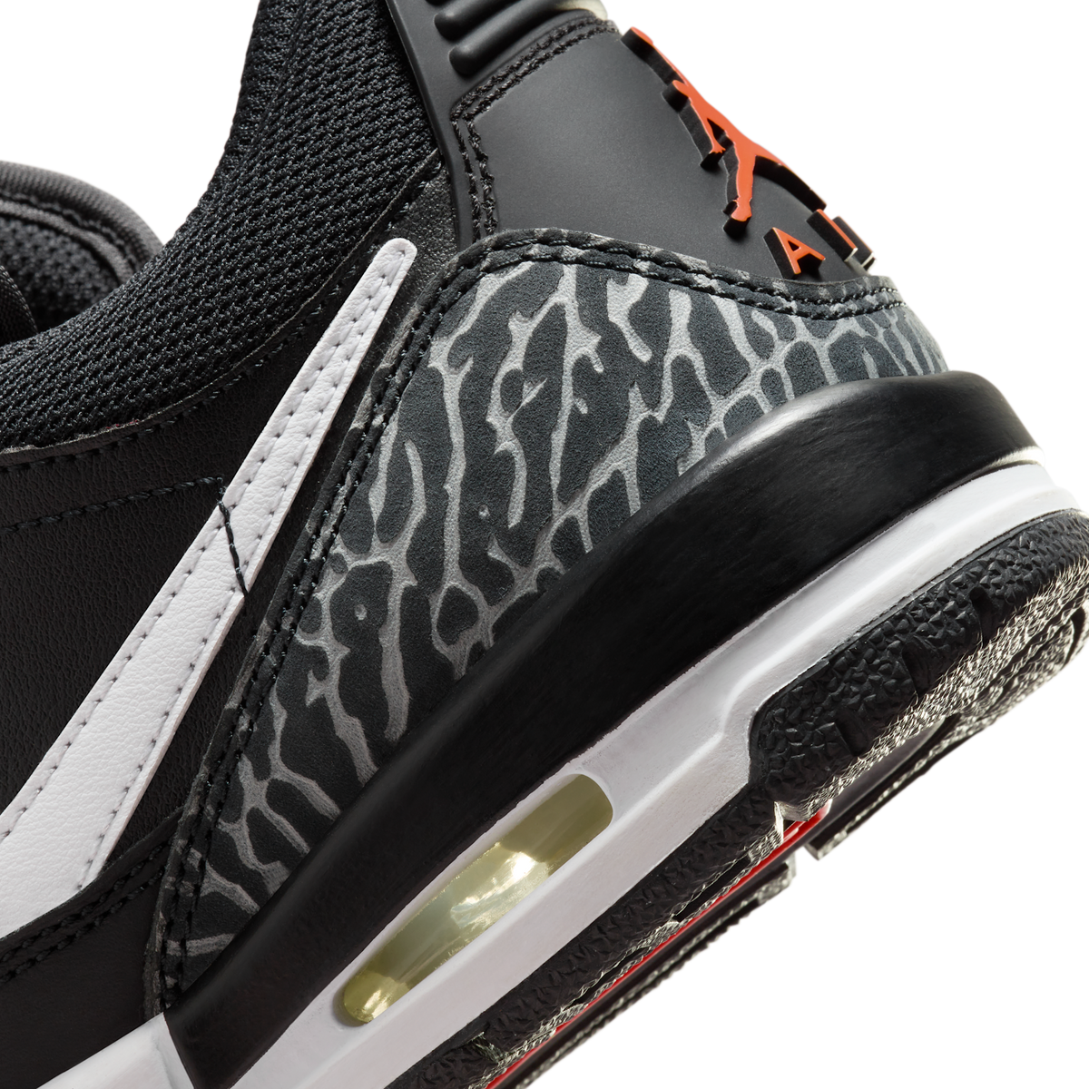 Jordan Legacy 312 Low Black White Safety Orange (GS)