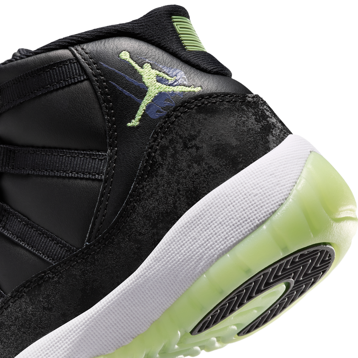 Jordan 11 Retro Black Barely Volt (GS)