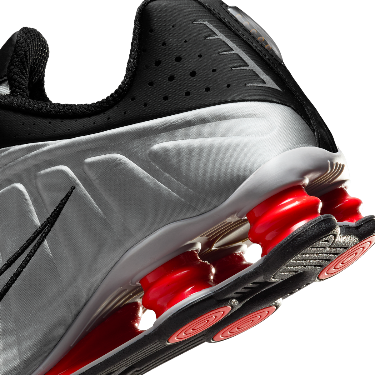 Nike Shox R4 Black Metallic Silver (2018/2024) | BV1111-008
