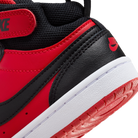 Nike Court Borough Mid 2 Black University Red (PS)