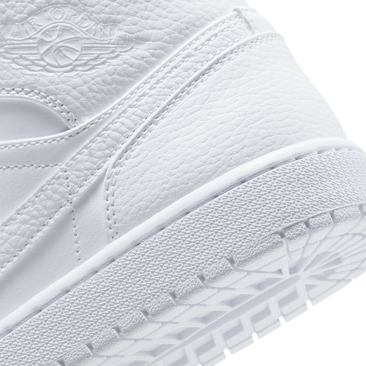 Jordan 1 Mid Triple White 2.0 (2020)