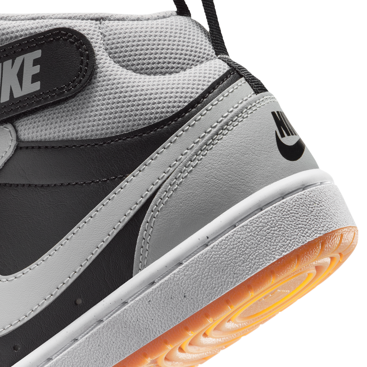 Nike Court Borough Mid 2 Black Light Smoke Grey Gum (GS)