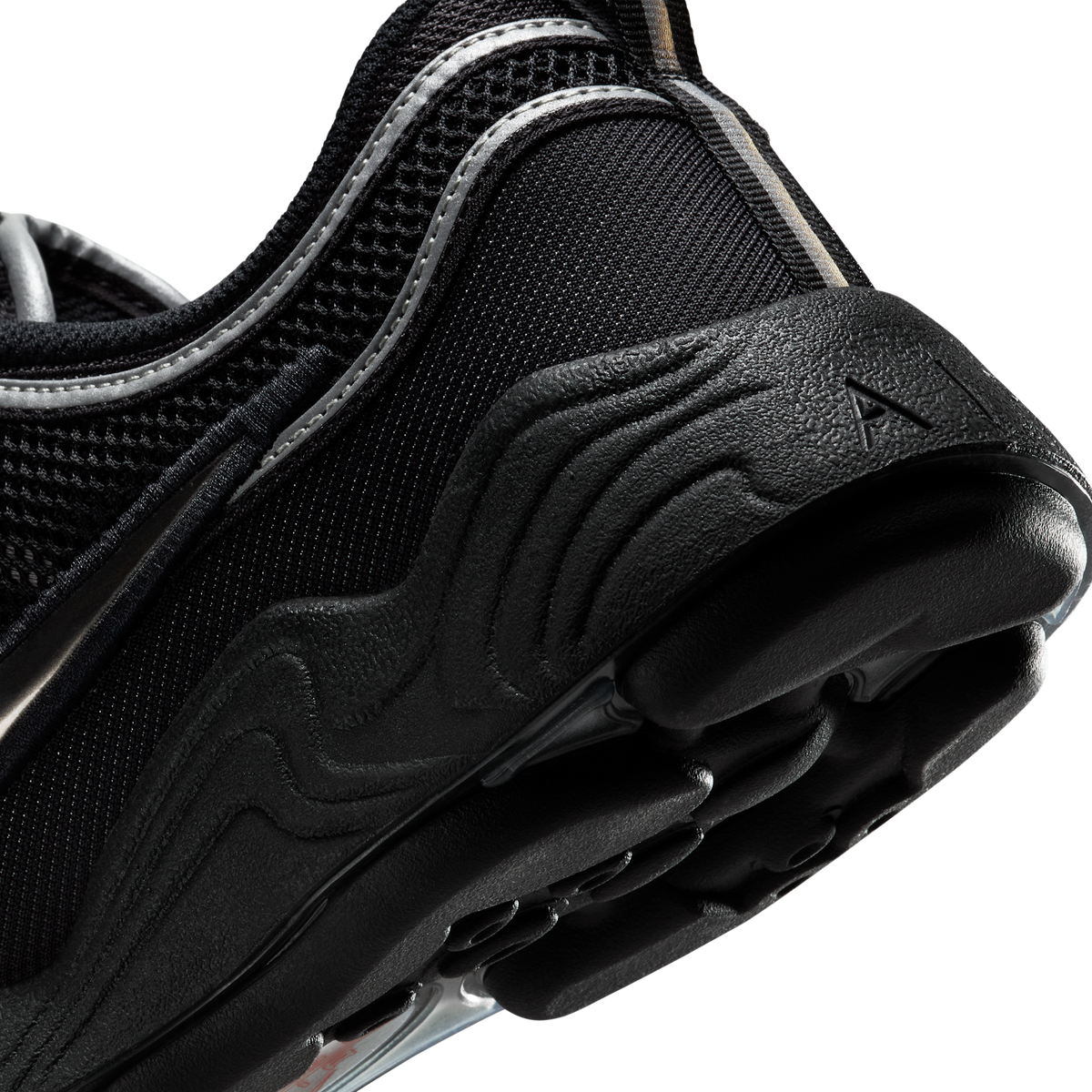 Nike Air Zoom Spiridon Black Metallic Silver