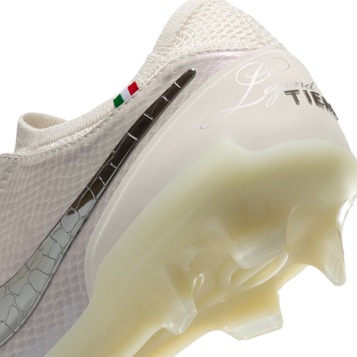 Nike Tiempo Legend 10 Elite Luxe FG Montebelluna Leather White Snakeskin | FZ1487-100