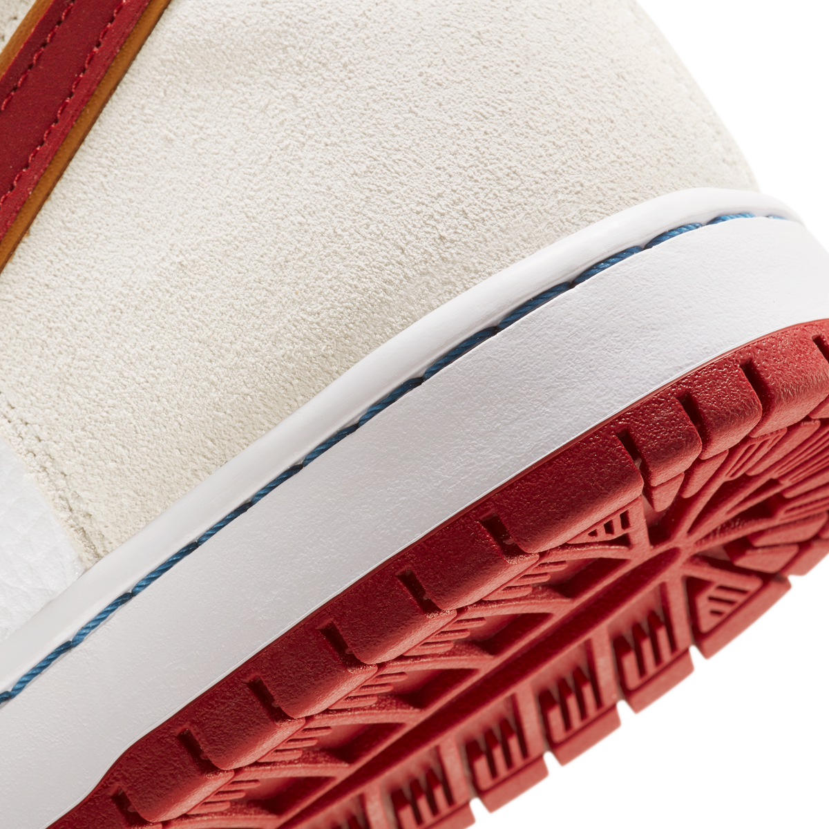 Nike SB Dunk High Sail Bright Crimson