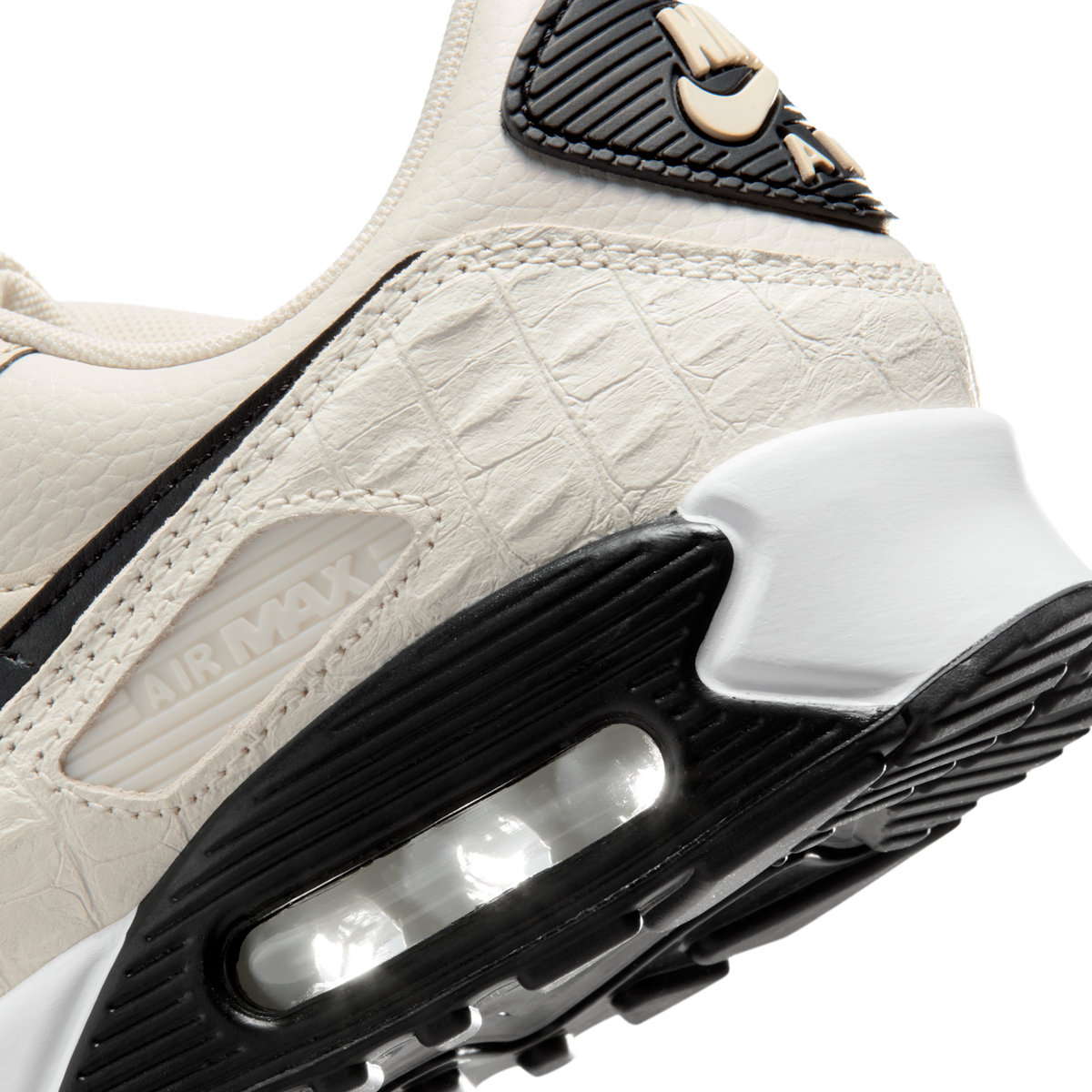 Nike Air Max 90 Sail Croc Print Phantom Black (Women's)