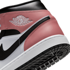 Jordan 1 Mid White Rust Pink Black