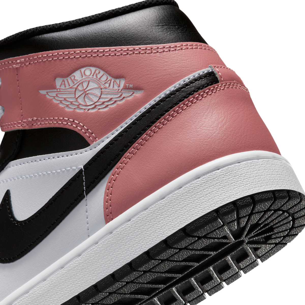Jordan 1 Mid White Rust Pink Black