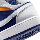 Jordan 1 Mid White Laser Orange Deep Royal Blue (GS)