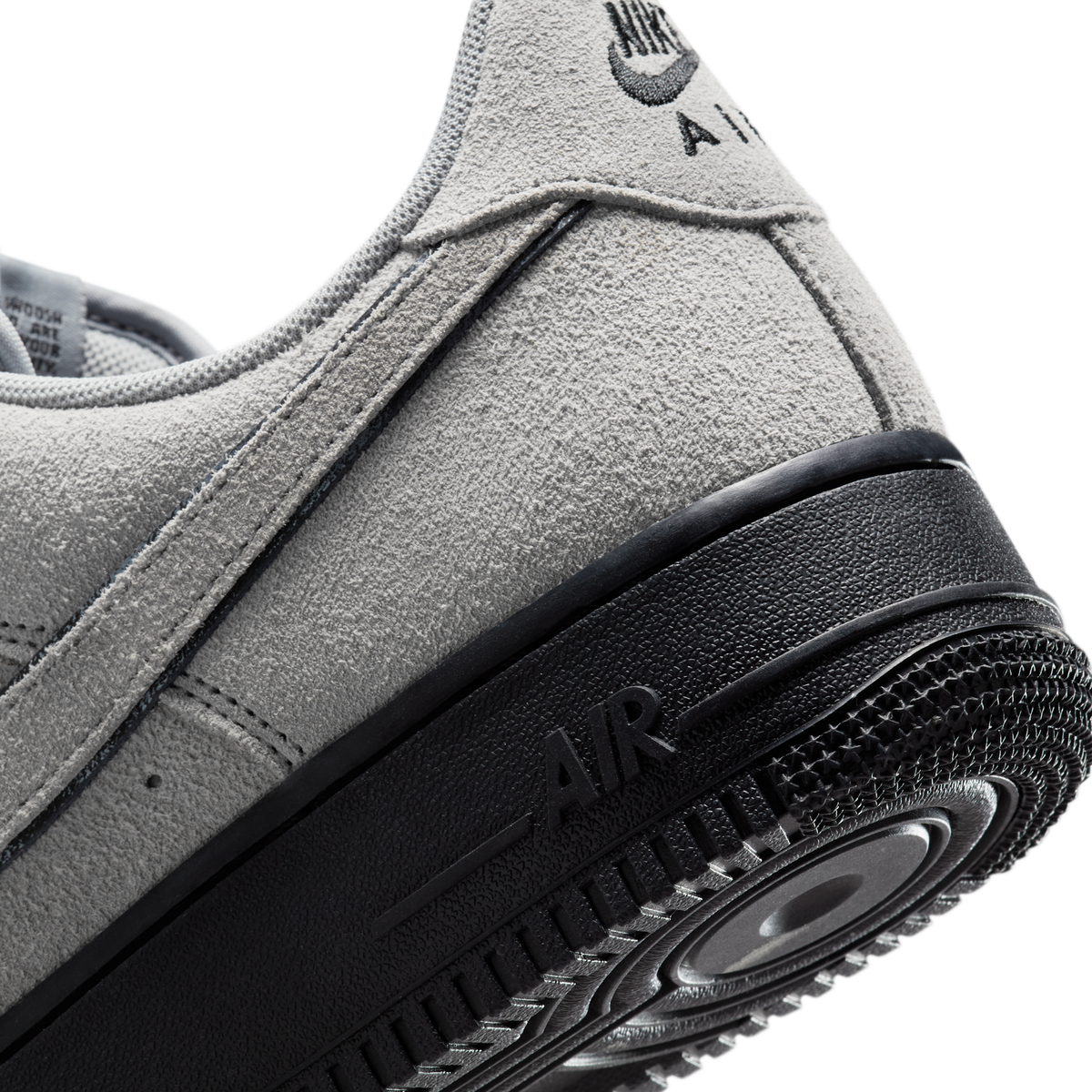Nike Air Force 1 Low '07 LV8 Light Smoke Grey Suede Black