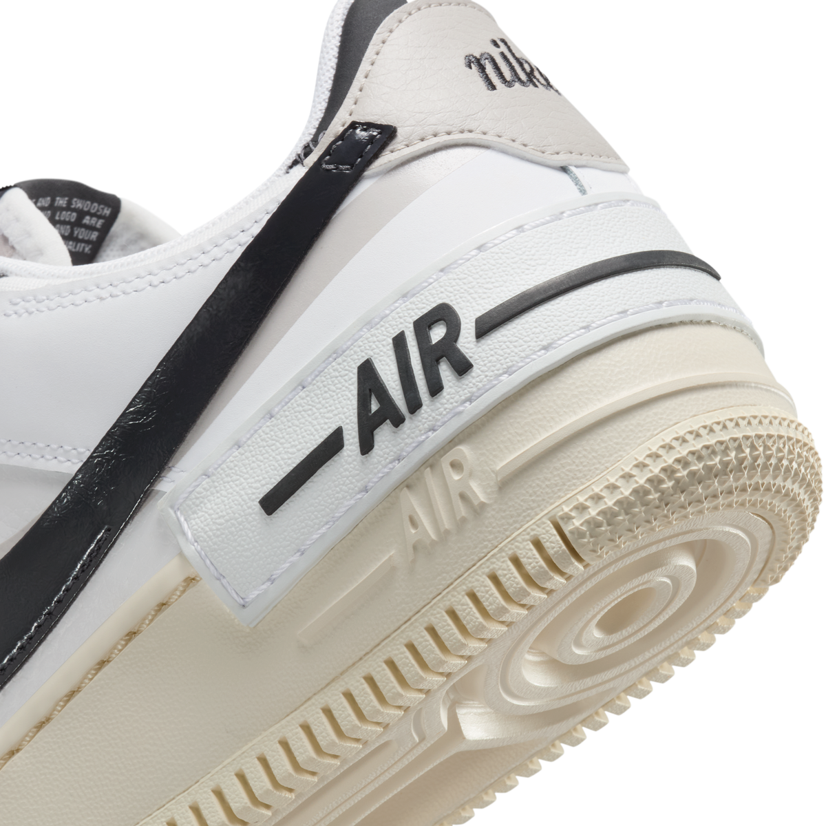 Nike Air Force 1 Low Shadow White College Grey Platinum Tint Off Noir (Women's)