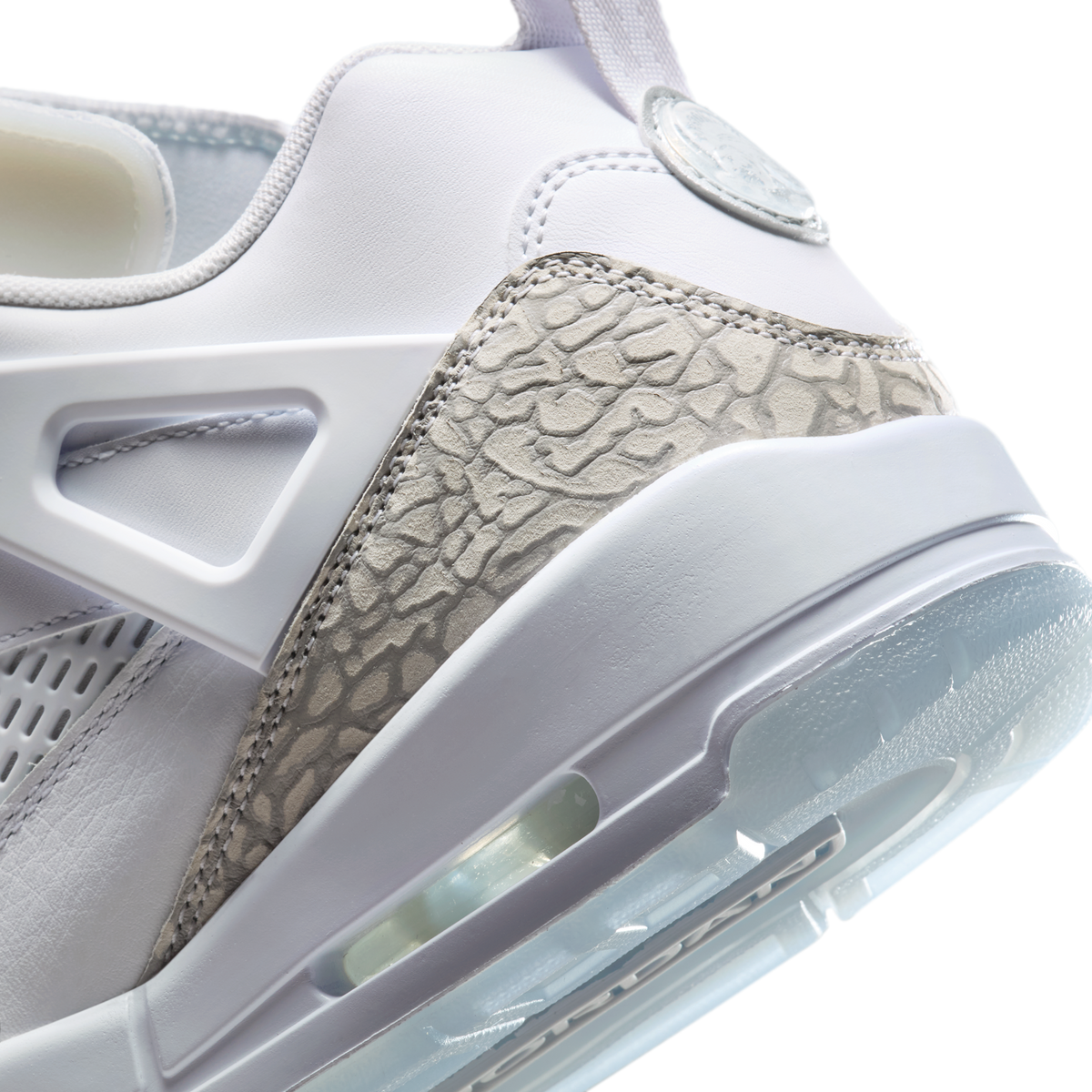 Jordan Spizike Low White Metallic Silver Barely Blue Neutral Grey