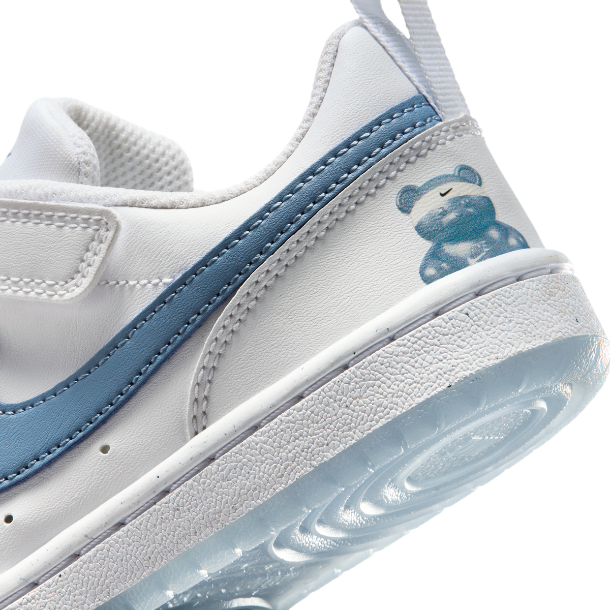 Nike Court Borough Low White Work Blue (PS)