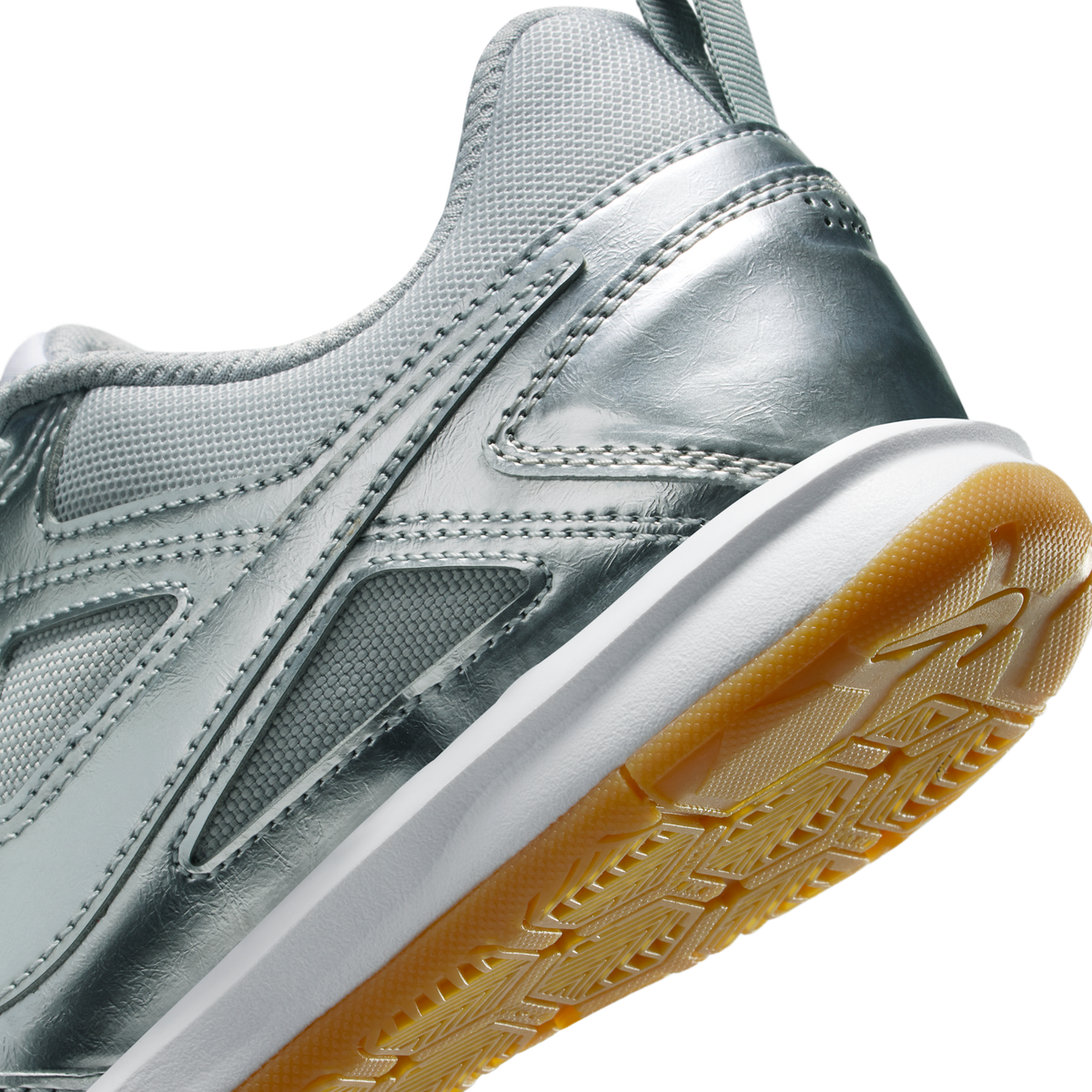Nike Gato LV8 Metallic Silver White Gum Light Brown (GS)