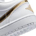 Jordan 1 Low White Metallic Gold (Women's)