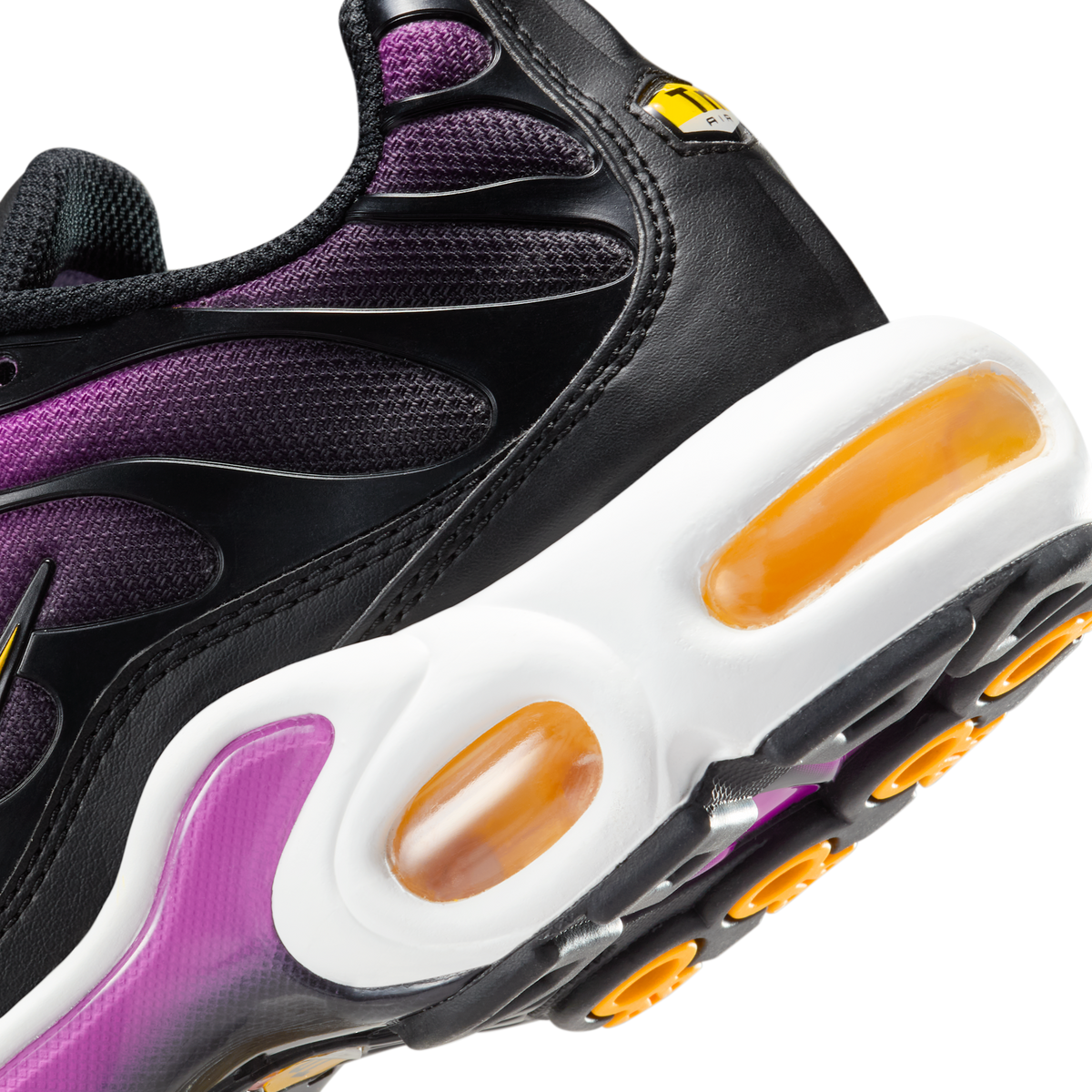 Nike Air Max Plus Black Laser Orange White Hyper Violet (Women's) | DZ3670-005