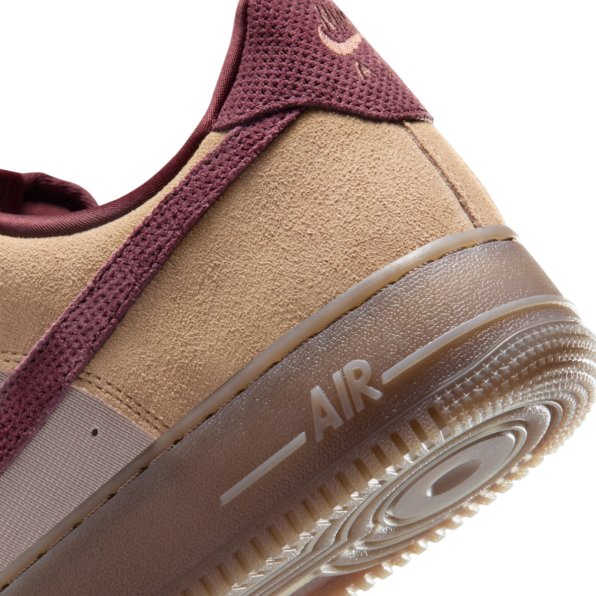 Nike Air Force 1 Low '07 Premium Linen Moon Particle Burgundy
