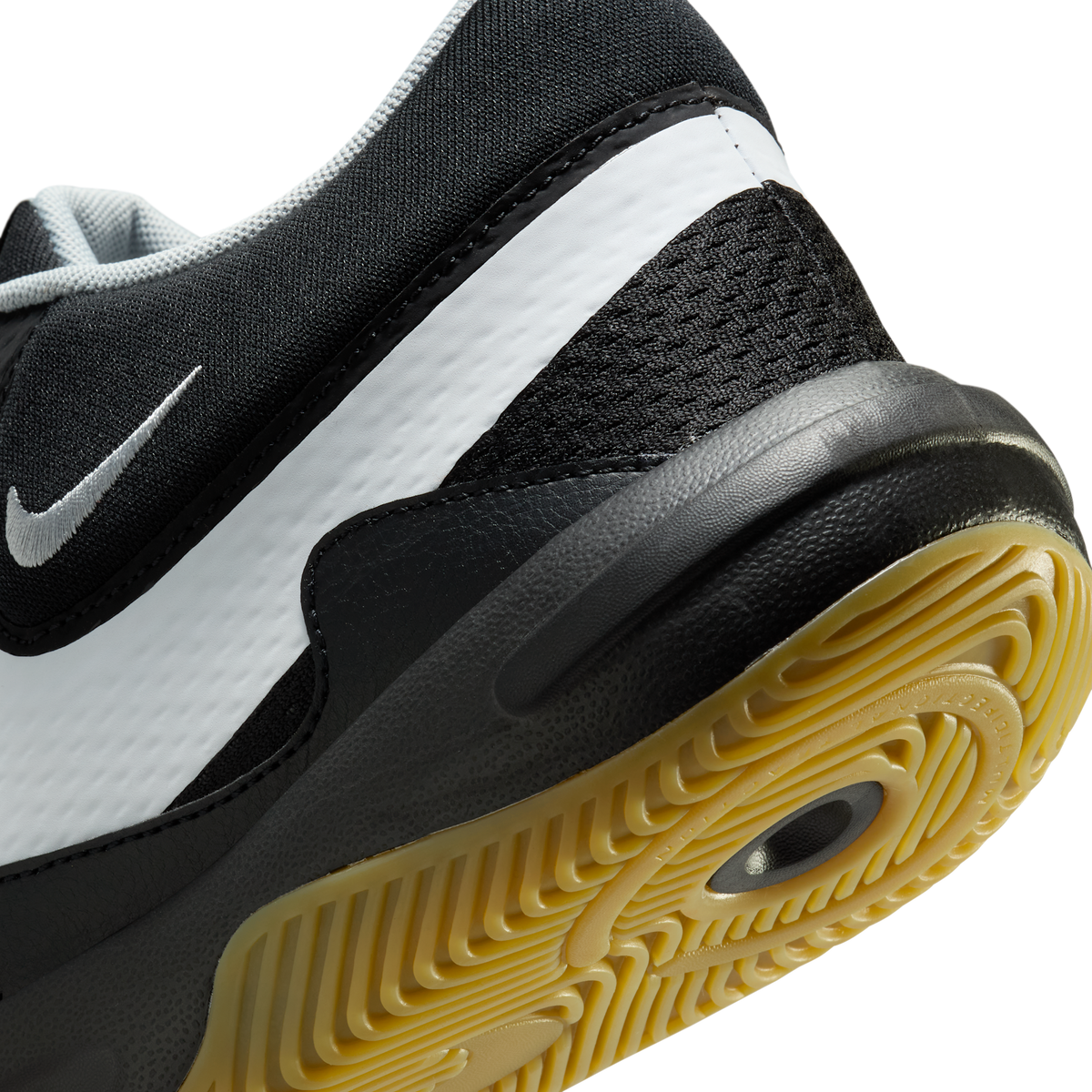 Nike Hyperquick Black White Flat Silver