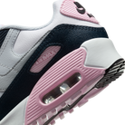 Nike Air Max 90 LTR White Pink Foam Armory Navy Wolf Grey (GS)