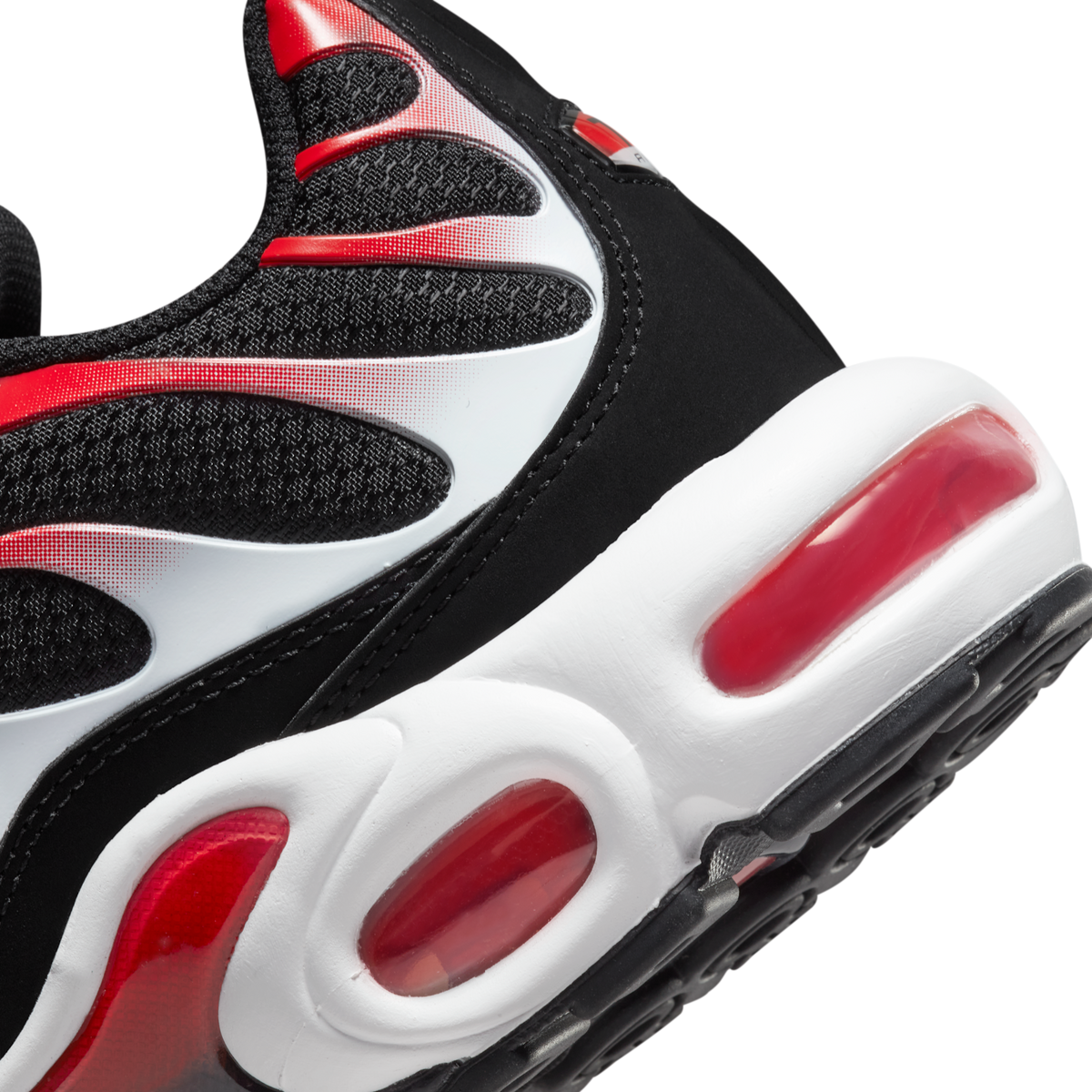Nike Air Max Plus Black White University Red | DM0032-004