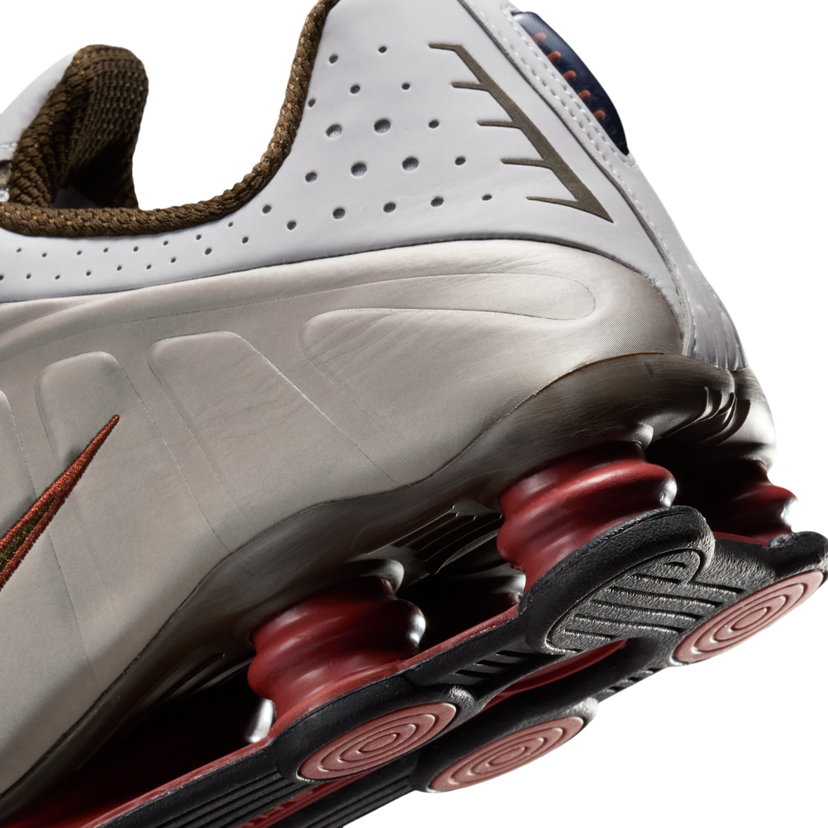 Nike Shox R4 Grey Dark Hazel Dusty Peach