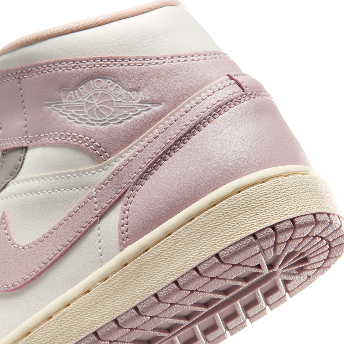 Jordan 1 Mid Enigma Stone Particle Rose (Women's)