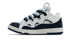 Lanvin Curb White Navy Blue