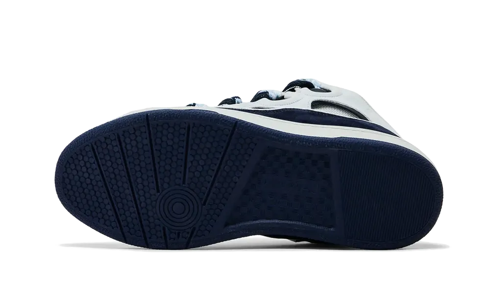 Lanvin Curb White Navy Blue
