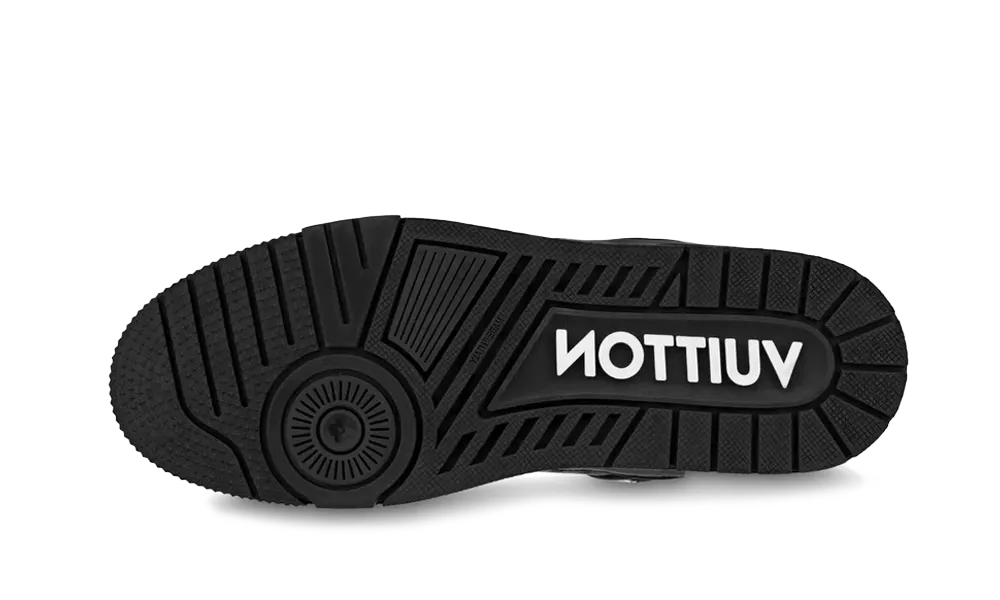 Louis Vuitton Trainer Black Embossed Monogram