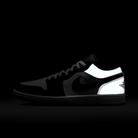 Jordan 1 Low SE White Fire Red Black Matte Silver