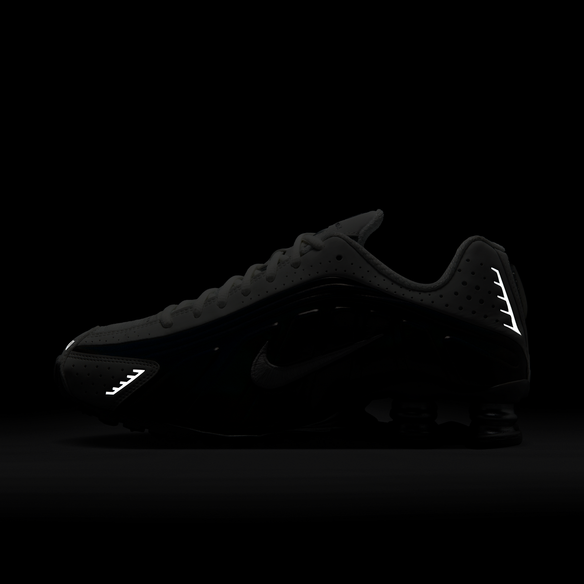 Nike Shox R4 White Iridescent (Women's) | IB7703-100