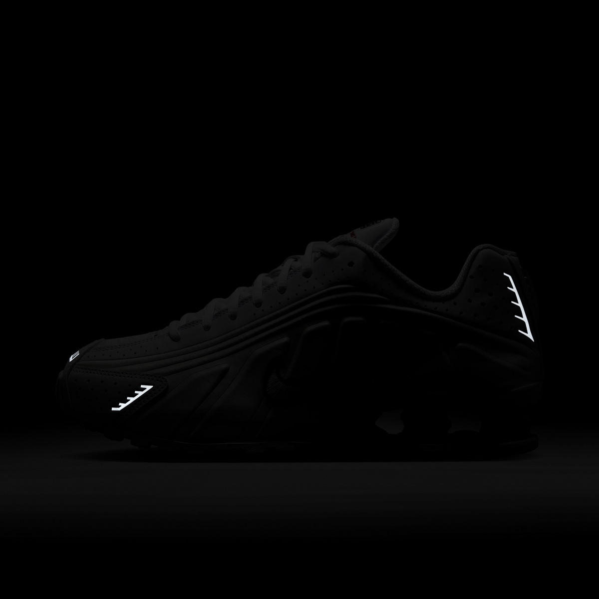 Nike Shox R4 White Phantom Picante Red (Women's)