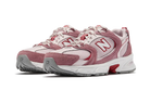 New Balance 530 Rosewood Pink Salt Shadow Red — vue de profil