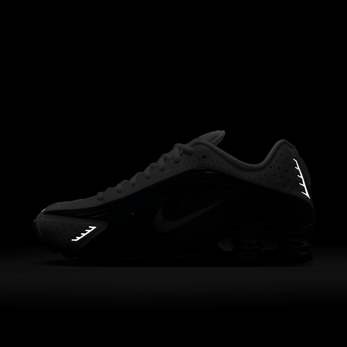 Nike Shox R4 White Iridescent (Women's) | IB7703-100